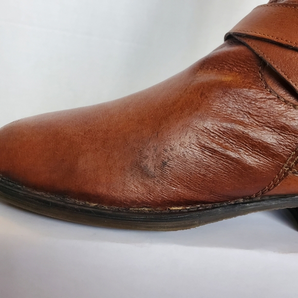 Steve Madden Avilla Brown Leather Riding Boots - Picture 10 of 15